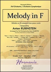 Melody in F Orchestra sheet music cover